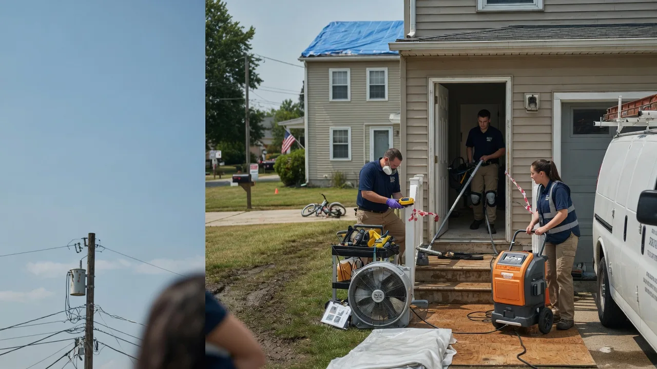 Water Damage Repair in Brownstown, IL near me